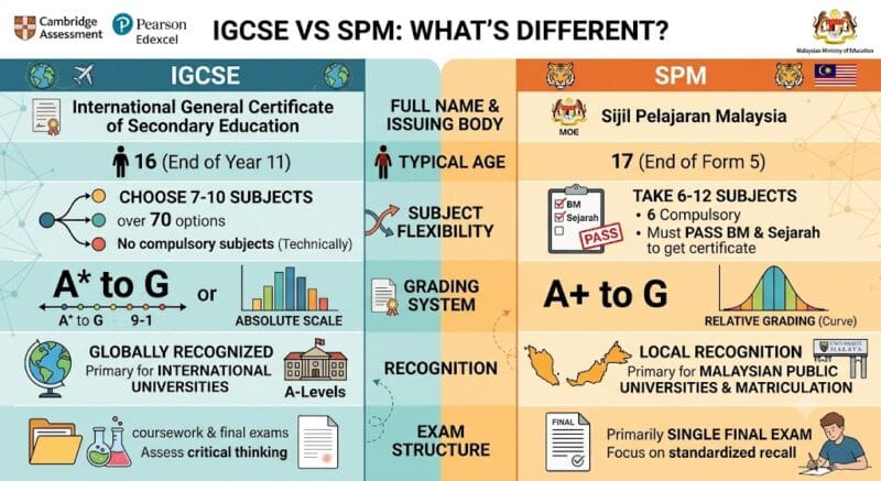 IGCSE vs SPM: What's Different